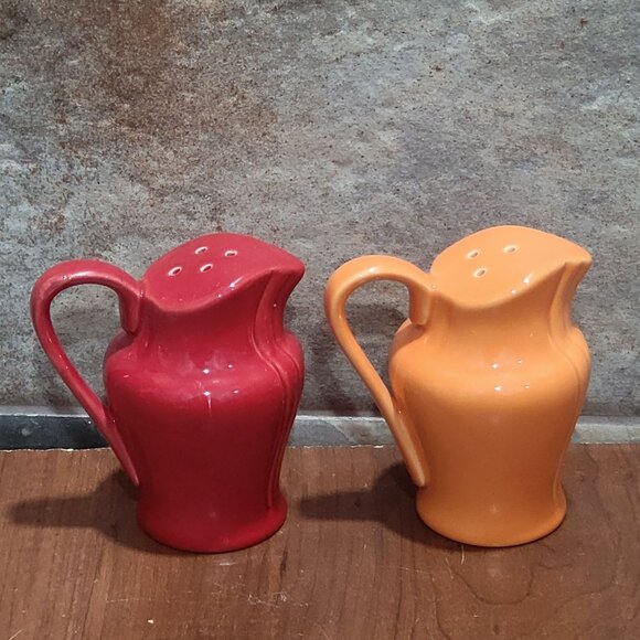 Ceramic Pitcher Salt and Pepper Shaker Set - Picture 2 of 10